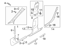 Door Trim Sill Plate Insert