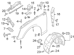 Fender & components.