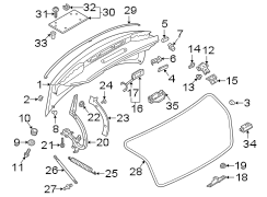 Deck Lid Stop Buffer