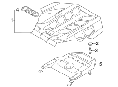 Engine / transaxle. Engine appearance cover.