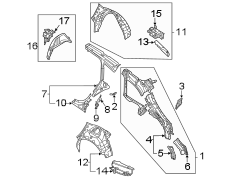 Wheel Housing Side Panel (Upper)