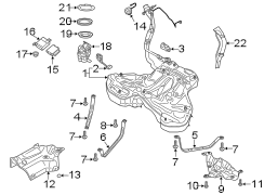 Fuel system components.