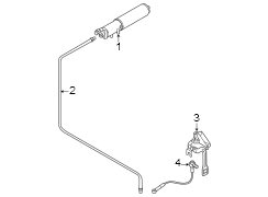 Air Suspension Compressor Line (Rear)