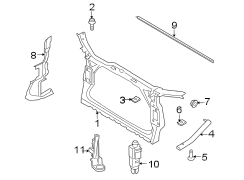 RADIATOR SUPPORT.