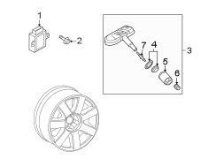 TIRE PRESSURE MONITOR COMPONENTS.