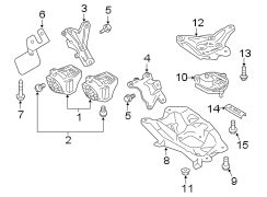 Engine / transaxle. Engine & TRANS mounting.