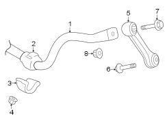 FRONT SUSPENSION. STABILIZER BAR & COMPONENTS.