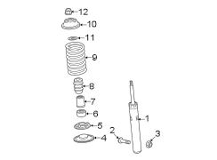 FRONT SUSPENSION. SHOCKS & COMPONENTS.