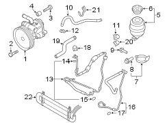 STEERING GEAR & LINKAGE. PUMP & HOSES.