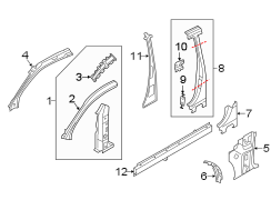 PILLARS. ROCKER & FLOOR. HINGE PILLAR. LOCK PILLAR. ROCKER PANEL.