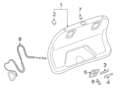 TRUNK LID. INTERIOR TRIM.