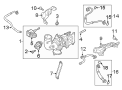 ENGINE / TRANSAXLE. TURBOCHARGER & COMPONENTS.