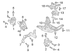 ENGINE / TRANSAXLE. ENGINE & TRANS MOUNTING.