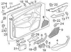 Door Trim Molding (Front, Lower)