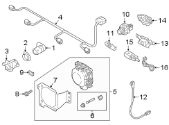 FRONT BUMPER & GRILLE. ELECTRICAL COMPONENTS.