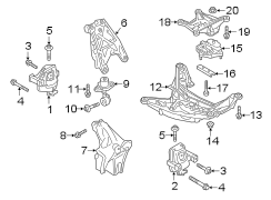 ENGINE / TRANSAXLE. ENGINE & TRANS MOUNTING.