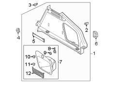 REAR BODY & FLOOR. TRUNK TRIM.