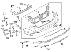 Bumper Trim (Rear, Lower)