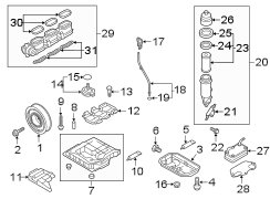 ENGINE / TRANSAXLE. ENGINE PARTS.