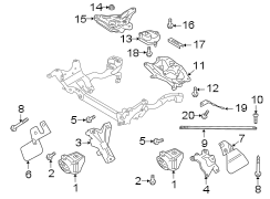 ENGINE / TRANSAXLE. ENGINE & TRANS MOUNTING.