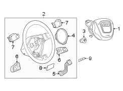 STEERING WHEEL & TRIM.