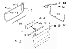 DOOR & COMPONENTS. EXTERIOR TRIM.