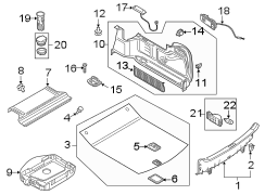 REAR BODY & FLOOR. INTERIOR TRIM.