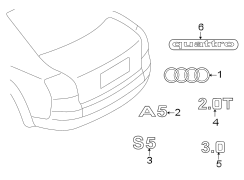 TRUNK LID. EXTERIOR TRIM.