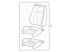 SEATS & TRACKS. FRONT SEAT COMPONENTS.