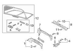 Image of Air deflector. WINDBREAK. image for your Audi A5  