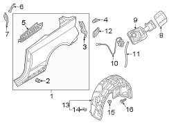 QUARTER PANEL & COMPONENTS.