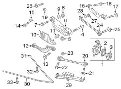 REAR SUSPENSION. SUSPENSION COMPONENTS.