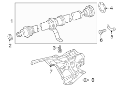 REAR SUSPENSION. DRIVE SHAFT.