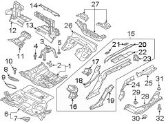 Frame Side Member Assembly (Rear)