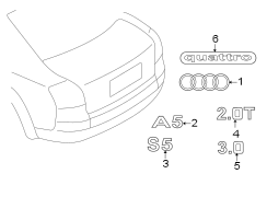 TRUNK LID. EXTERIOR TRIM.