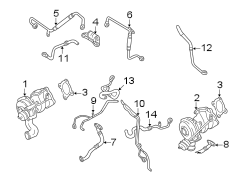 ENGINE / TRANSAXLE. TURBOCHARGER & COMPONENTS.