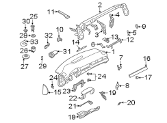 INSTRUMENT PANEL COMPONENTS.