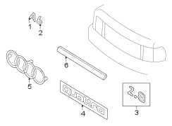 TRUNK LID. EXTERIOR TRIM.