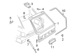 LIFT GATE. GATE & HARDWARE.