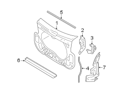 RADIATOR SUPPORT. (1/1)