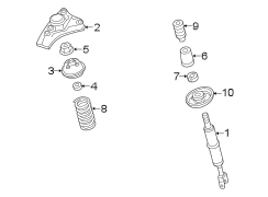 FRONT SUSPENSION. STRUTS & COMPONENTS.