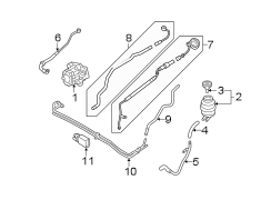 STEERING GEAR & LINKAGE. PUMP & HOSES.