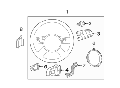 STEERING WHEEL & TRIM. (1/1)