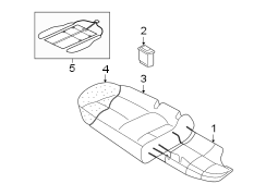 SEATS & TRACKS. REAR SEAT COMPONENTS.