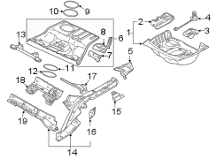 REAR BODY & FLOOR. FLOOR & RAILS.