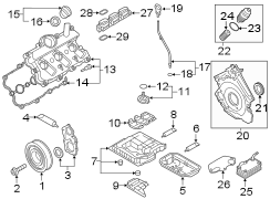 ENGINE / TRANSAXLE. ENGINE PARTS.