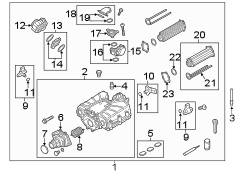 ENGINE / TRANSAXLE. SUPERCHARGER & COMPONENTS.