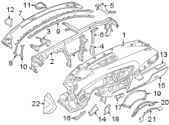 INSTRUMENT PANEL COMPONENTS.