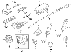 RESTRAINT SYSTEMS. AIR BAG COMPONENTS.