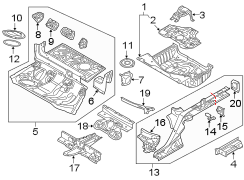 REAR BODY & FLOOR. FLOOR & RAILS.